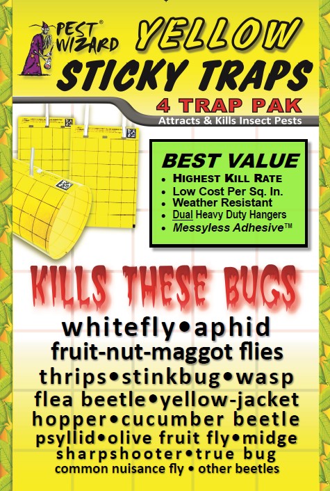 Pest Wizard Western Flower Thrips Lures and Traps – Grow Organic
