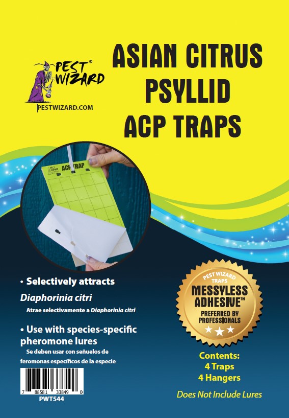Pest Wizard Green Sticky Card Trap 4-Pack